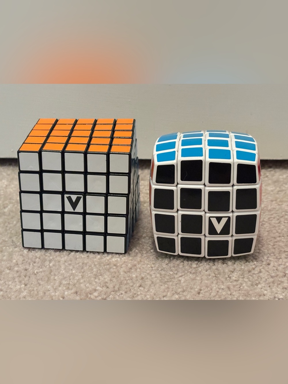 4x4 Pillow 5x5 5 Flat V-Cube Puzzle Cube Speed Cube Set Lot